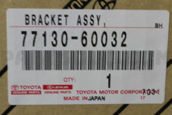 7713060032 Toyota BRACKET ASSY, AUXILIARY FUEL TANK