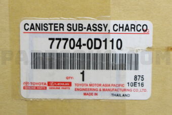 777040D110 CANISTER SUB-ASSY, CHARCOAL
