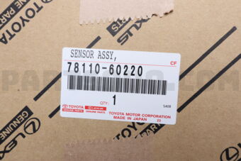 7811060220 Toyota SENSOR ASSY