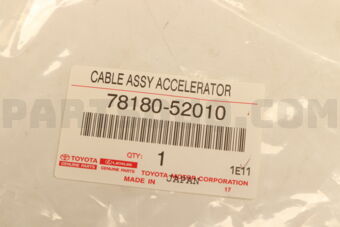 7818052010 CABLE ASSY, ACCELERATOR CONTROL