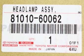 8101060062 HEADLAMP ASSY
