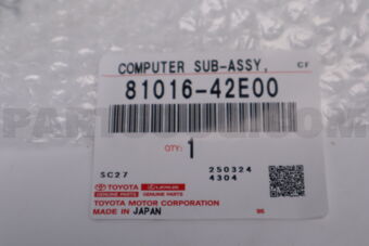 8101642E00 COMPUTER SUB-ASSY
