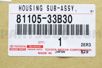 8110533B30 UNIT ASSY, HEADLAMP, RH