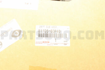 8110560P40 HEADLAMP ASSY,RH