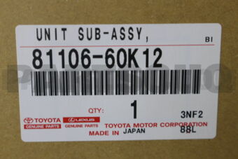 8110660K12 UNIT SUB-ASSY