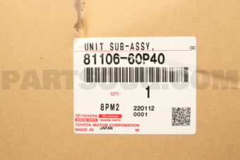 8110660P40 UNIT SUB-ASSY