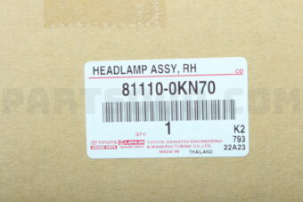 811100KN70 HEADLAMP ASSY  RH
