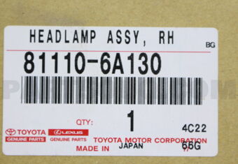 811106A130 HEADLAMP ASSY, RH