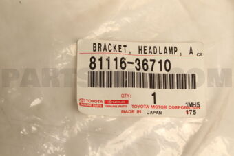 8111636710 Toyota BRACKET  HEADLAMP  A