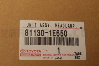 811301E650 UNIT ASSY, HEADLAMP, RH