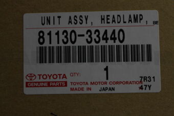 8113033440 UNIT ASSY, HEADLAMP, RH