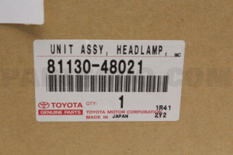 8113048021 UNIT ASSY, HEADLAMP, RH