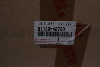8113048750 Toyota UNIT ASSY, HEADLAMP, RH