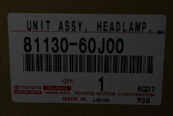 8113060J00 UNIT ASSY, HEADLAMP, RH