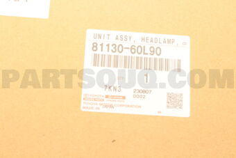 8113060L90 Toyota UNIT ASSY  HEADLAMP