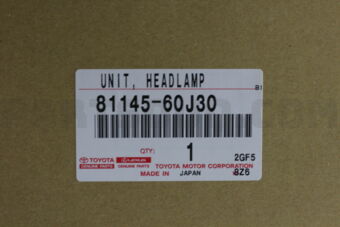 8114560J30 UNIT ASSY, HEADLAMP, RH