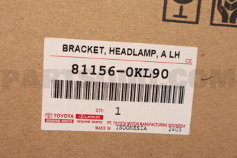 811560KL90 Toyota BRACKET  HEADLAMP  A