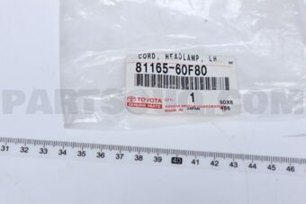 8116560F80 CORD, HEADLAMP, LH