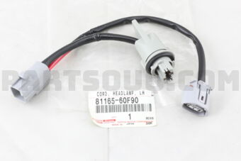 8116560F90 CORD, HEADLAMP, LH