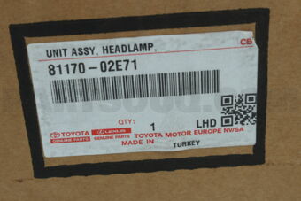 8117002E71 UNIT ASSY  HEADLAMP