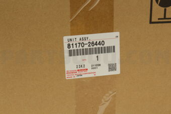 8117026440 UNIT ASSY, HEADLAMP, LH
