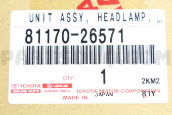 8117026571 UNIT ASSY  HEADLAMP