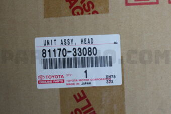 8117033080 UNIT ASSY, HEADLAMP, LH