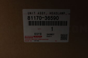 8117036590 Toyota UNIT ASSY, HEADLAMP, LH