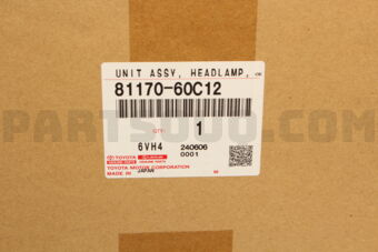 8117060C12 UNIT ASSY, HEADLAMP