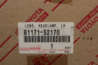 8117152170 HEAD LAMP LENS, LH