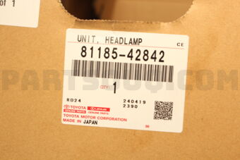 8118542842 UNIT  HEADLAMP