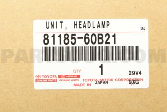 8118560B21 UNIT ASSY, HEADLAMP, LH