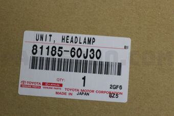 8118560J30 UNIT ASSY, HEADLAMP, LH