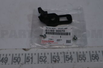 8119360070 RETAINER, HEADLAMP PROTECTOR, UPR RH