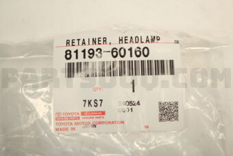 8119360160 RETAINER  HEADLAMP