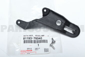 8119376040 Toyota RETAINER  HEADLAMP