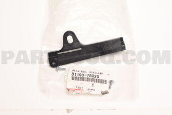 8119378020 RETAINER, HEADLAMP PROTECTOR, LWR RH