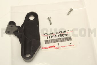 8119405030 RETAINER, HEADLAMP PROTECTOR, LWR LH