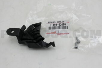 8119452080 Toyota RETAINER, HEADLAMP PROTECTOR, UPR LH