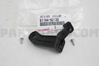 8119460130 RETAINER, LH HEADLAMP PROTECTOR, U