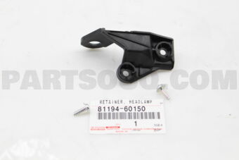 8119460150 RETAINER, HEADLAMP PROTECTOR, UPR 