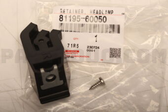8119560050 RETAINER, HEADLAMP PROTECTOR, LWR RH