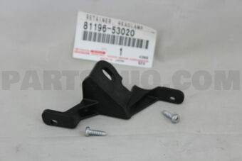 8119653020 RETAINER, LH HEADLAMP PROTECTOR, L