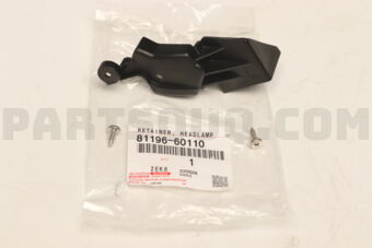 8119660110 RETAINER, LH HEADLAMP PROTECTOR, L