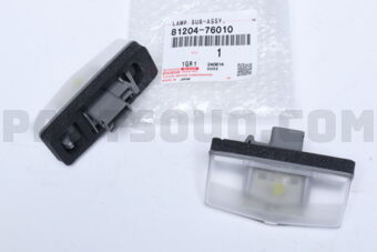 8120476010 LAMP ASSY, LICENSE PLATE
