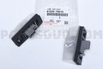 8120476010 LAMP ASSY, LICENSE PLATE