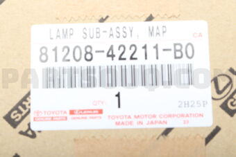 8120842211B0 LAMP SUB-ASSY, MAP