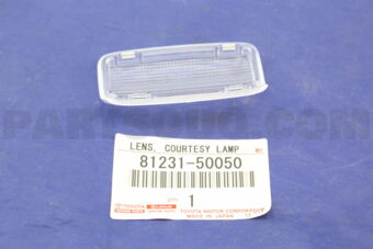 8123150050 LENS, COURTESY LAMP