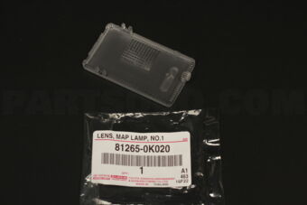 812650K020 LENS, MAP LAMP, NO.1