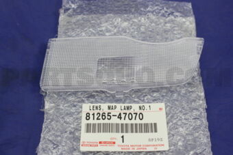 8126547070 LENS, MAP LAMP, NO.1